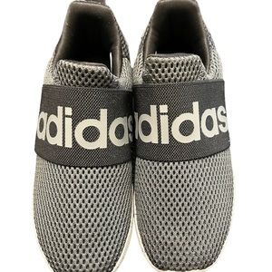 Adidas Lite Racer Adapt 4.0 NWOT Boys Sneakers Sz 13 Gray Black Mesh Stretch